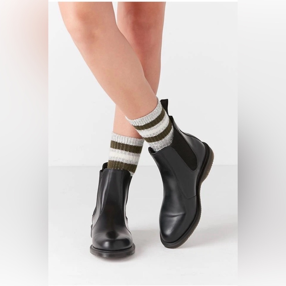 Dr Martens Vegan Flora Women’s Chelsea Boots Black Size 6